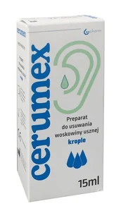 AXPHARM Cerumex krople do uszu 15 ml 8042102 - Przeziębienie i grypa - miniaturka - grafika 1