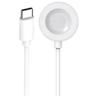 Akcesoria do smartwatchy - Ładowarka kabel USB TYP-C do Huawei Watch GT 2 PRO 46mm / Watch 3 / Watch 3 PRO biała - miniaturka - grafika 1