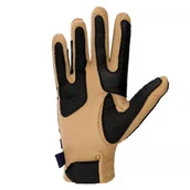 Rękawiczki jeździeckie - Rękawiczki EQ.QUEEN Trangan Kolor: brązowy/złoty, Rozmiar: S - miniaturka - grafika 1