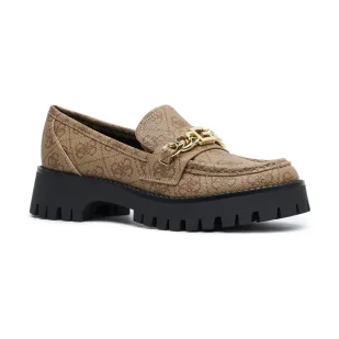 Guess Loafersy ALMOSTY | z dodatkiem skóry - Półbuty damskie - miniaturka - grafika 1