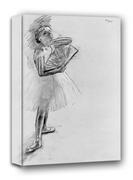Obrazy i zdjęcia na płótnie - Dancer with a Fan, Edgar Degas - obraz na płótnie Wymiar do wyboru: 70x100 cm - miniaturka - grafika 1