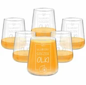 Szklanki - Szklanki grawerowane avant garde x6 dla niej - miniaturka - grafika 1