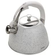 Czajniki na gaz - Klausberg Czajnik z gwizdkiem Marble KB-7261, biały, 3 l - miniaturka - grafika 1