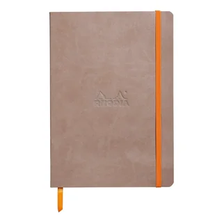 Notatnik Rhodia A5, miękka oprawa, kratka, Taupe - Notesy i bloczki - miniaturka - grafika 1