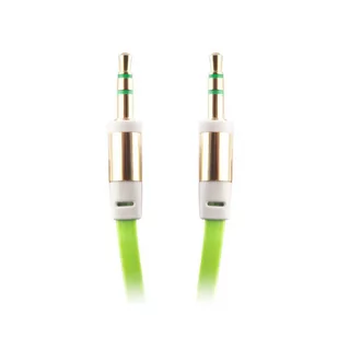 TelforceOne Adapter 3,5 audio cable/3.5 aux cable zielony T_0009895 - Adaptery i przejściówki - miniaturka - grafika 1
