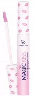 Golden Rose - MAGIC KISS - Color Changing Lipgloss - Błyszczyk zmieniający kolor - Glossy Pink - 10 ml - Błyszczyki do ust - miniaturka - grafika 1