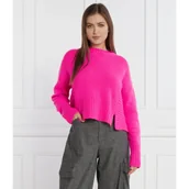 Swetry damskie - Pinko Wełniany sweter | Regular Fit | z dodatkiem kaszmiru - miniaturka - grafika 1