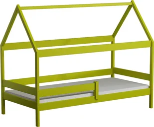 Elior Zielone łóżko przypominające domek - Petit 3X 190x80 cm - Łóżka dla dzieci i młodzieży - miniaturka - grafika 1