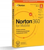 Programy antywirusowe - Norton ESD Norton360 Mobile PL 1U 1Dvc 1Y 21426913 - miniaturka - grafika 1