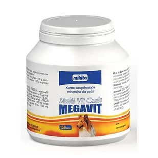 Mikita MEGAVIT MULTI VIT CANIS 150 tabl. - Suplementy i witaminy dla psów - miniaturka - grafika 1