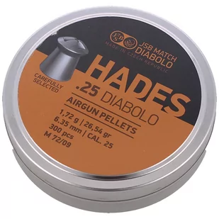Śrut JSB Diabolo Hades 6.35mm, 300szt (546291-300) - Amunicja do wiatrówek - miniaturka - grafika 1