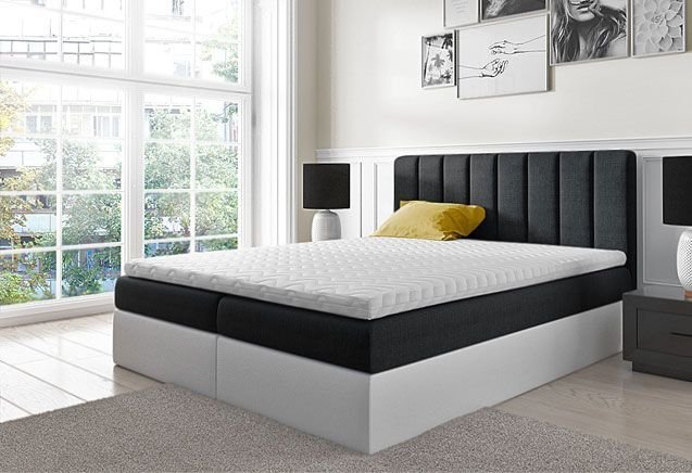 Elior Łóżko kontynentalne Passio 2X 180x200 - 44 kolory