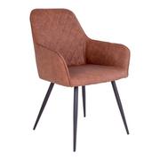 Krzesła - Zestaw 2 brązowych krzeseł House Nordic Harbo - miniaturka - grafika 1