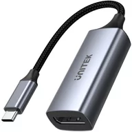 Adaptery i przejściówki - Unitek Adapter USB-C DP 1.2 4K/60Hz kabel 15cm - miniaturka - grafika 1