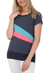 Alife and Kickin CleaAK T-shirt damski, granatowy, L - Koszulki i topy damskie - miniaturka - grafika 1