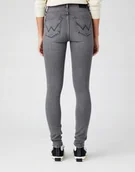 Spodnie damskie - WRANGLER HIGH RISE SKINNY VINTAGE GREY W27HDH41N 24/32 - miniaturka - grafika 1