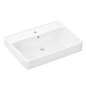 Umywalki - HANSGROHE 60134450 Xanuia Q Umywalka wisząca 650/480 z otworem na baterię, z przelewem Biały - miniaturka - grafika 1