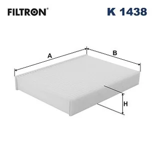 Filtr, wentylacja przestrzeni pasażerskiej Filtron K 1438 - Filtry kabinowe - miniaturka - grafika 1
