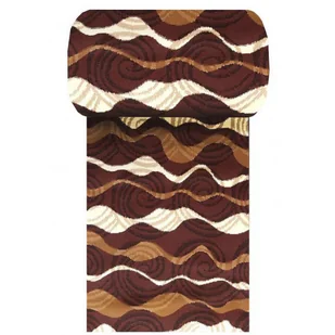 Brązowy nowoczesny chodnik na metry Z1-B77 - Dywany - miniaturka - grafika 1