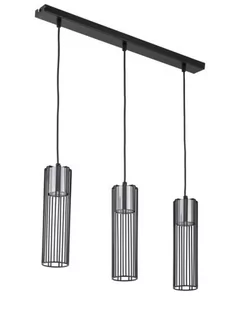 Fobia lampa wisząca 3-punktowa czarna/srebrna 33454 - Lampy sufitowe - miniaturka - grafika 1