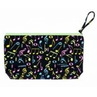 Piórniki - Agifty Piórnik kosmetyczka w kolorowe nutki - Agifty - miniaturka - grafika 1