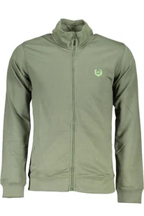 GIAN MARCO VENTURI Perfect Męska Bluza Rozpinana Zielony Kolor: Zielony, Rozmiar: 2XL - Bluzy męskie - miniaturka - grafika 1