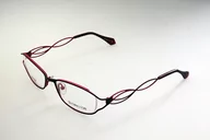 Okulary korekcyjne, oprawki, szkła - Oprawki korekcyjne Lorenzo Conti HY004 C3 bordowo-czerwone - miniaturka - grafika 1