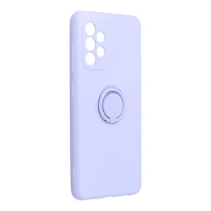 Forcell Futerał Silicone Ring Do Samsung Galaxy A52 5g / A52 Lte ( 4g ) / A52s Fioletowy - Etui i futerały do telefonów - miniaturka - grafika 1