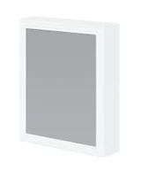 Szafki łazienkowe - Biała szafka łazienkowa z lustrem N8-B51 - miniaturka - grafika 1