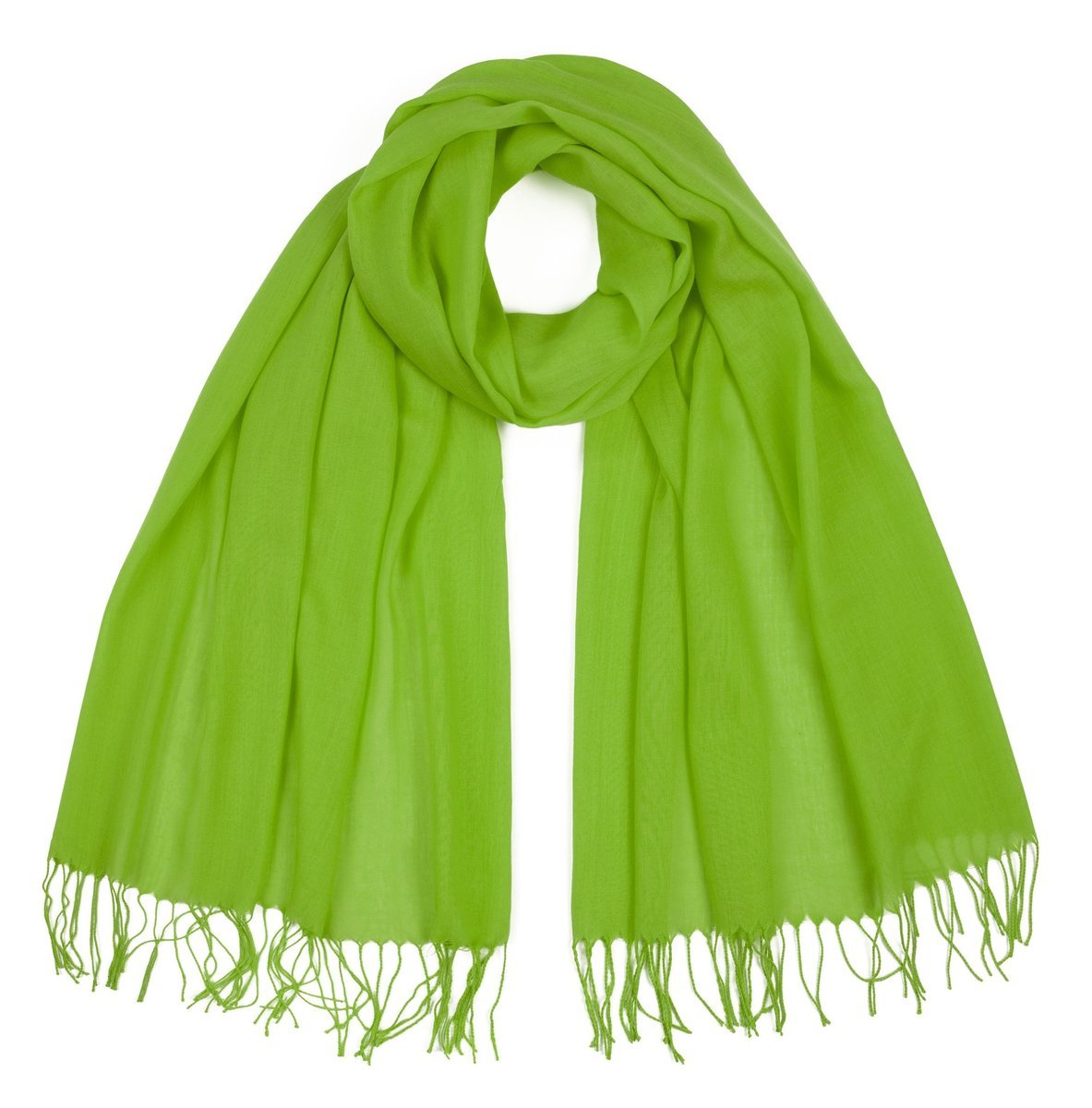 Szalik Damski Miękki Z Frędzlami Klasyczny Cienki Elegancki Wiosenny Jesień