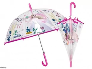 Parasol dziecięcy Perletti Frozen Follow Your Heart transparentny - Parasolki dla dzieci - miniaturka - grafika 1