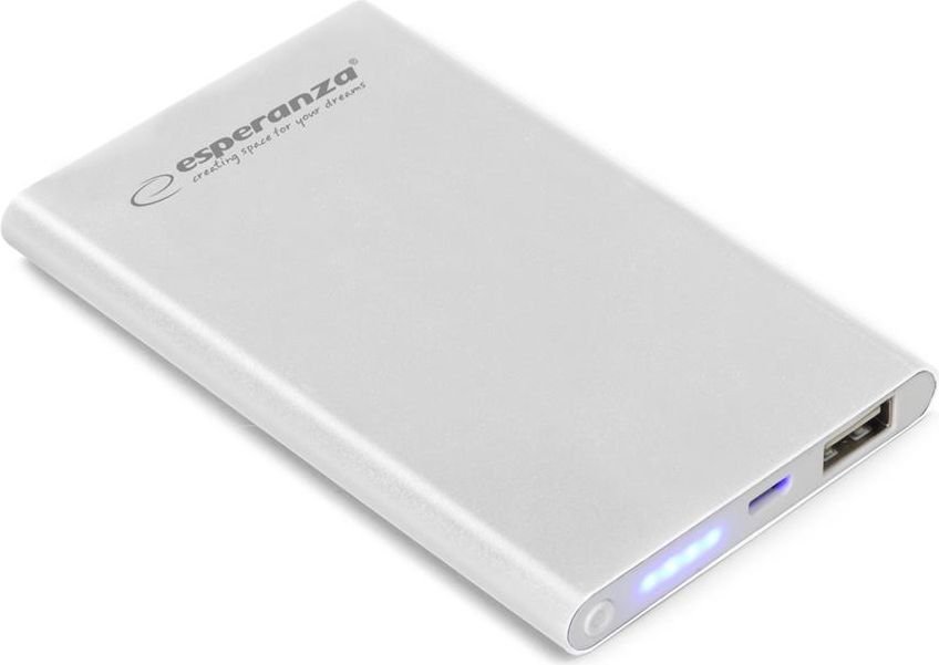 Esperanza Nucleus 4400 mAh Srebrny EMP116S - 5901299928547