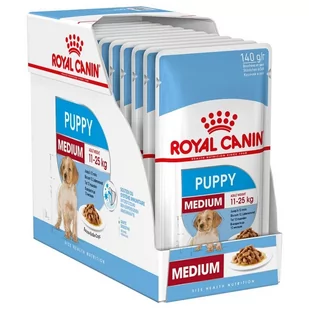 Royal Canin Medium Puppy 20x140g - Mokra karma dla kotów - miniaturka - grafika 1