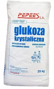 GLUKOZA Krystaliczna dekstroza 25kg Pepees POLSKA - Cukier i słodziki - miniaturka - grafika 1