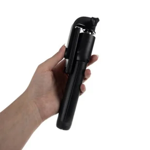 Kijek do selfie / Statyw 2w1 z Bluetooth i Pilotem czarny - Selfie stick - miniaturka - grafika 3