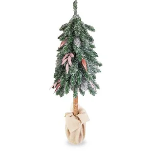 Choinka sztuczna dekorowana na pniu 70 cm - Choinki - miniaturka - grafika 1
