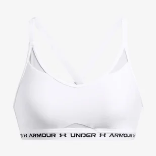 Biustonosz damski Under Armour Crossback Low Bra White S - Biustonosze - miniaturka - grafika 1