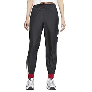 Nike Damskie spodnie Wvn W Nsw czarny/biały/(biały) XXL - Spodnie damskie - miniaturka - grafika 1
