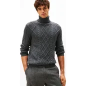 Swetry męskie - Tommy Hilfiger Wełniany golf Loose fit z dodatkiem kaszmiru - miniaturka - grafika 1