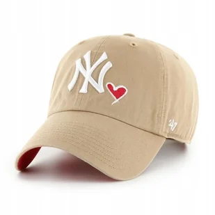 Czapka z daszkiem 47 Brand New York Yankees Khaki Icon uniwersalny - Czapki i chusty sportowe męskie - miniaturka - grafika 1