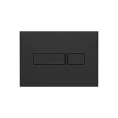 Przyciski spłukujące - Przycisk spłukujący do stelaża Duplo Nova Czarny Roca - miniaturka - grafika 1