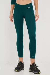 Spodnie sportowe damskie - Burton legginsy funkcyjne damskie kolor zielony - grafika 1