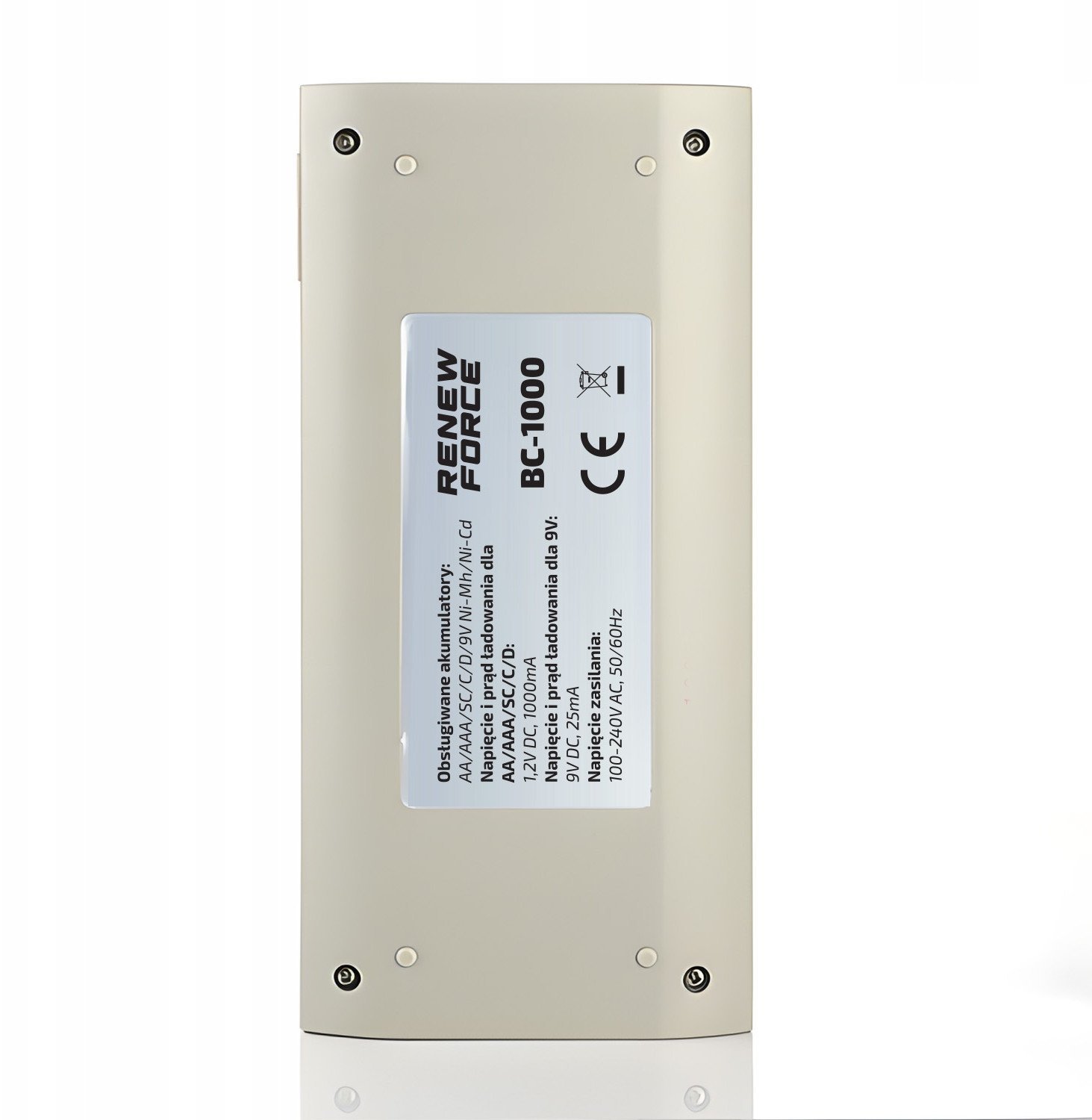 Szybka Ładowarka do Baterii Akumulatorków AA AAA SC C D 9V Ni-Mh Ni-Cd XXL BC-1000