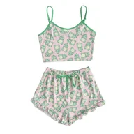 Piżamy damskie - Dwuczęściowa piżama - miniaturka - grafika 1