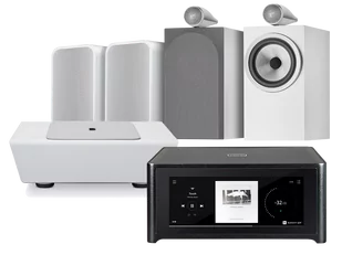 NAD M10 v2  (czarny) + 705 S3 (biały) + PULSE FLEX 2i (biały) + PULSE SUB+ (biały) - Zestawy stereo - miniaturka - grafika 1