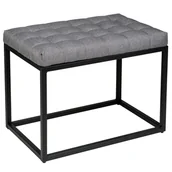 Ławki do przedpokoju - Ława na metalowym stelażu AMANDOLA z poduszką, WENKO - miniaturka - grafika 1