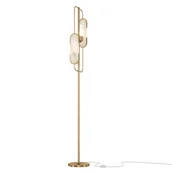 Lampy stojące - Lampa podłogowa do salonu Marmo MOD099FL-02G złota - miniaturka - grafika 1