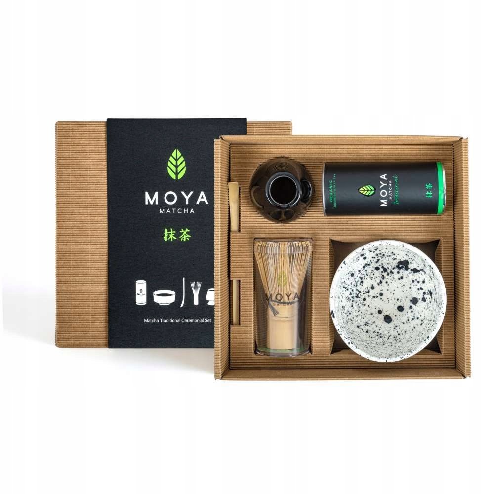 Zestaw do matchy ceremonialny Moya Matcha Tradycyjna i czarka Shimo