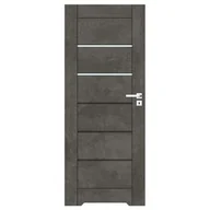 Drzwi wewnętrzne - Drzwi wewnętrzne z podcięciem CHICAGO beton ciemny 70 lewe - miniaturka - grafika 1