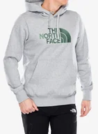 Bluzy sportowe męskie - Bluza z kapturem The North Face Drew Peak Pullover Hoodie - tnf light grey heather - miniaturka - grafika 1
